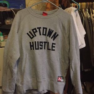 Nike uptown hustle sweater heather grey used